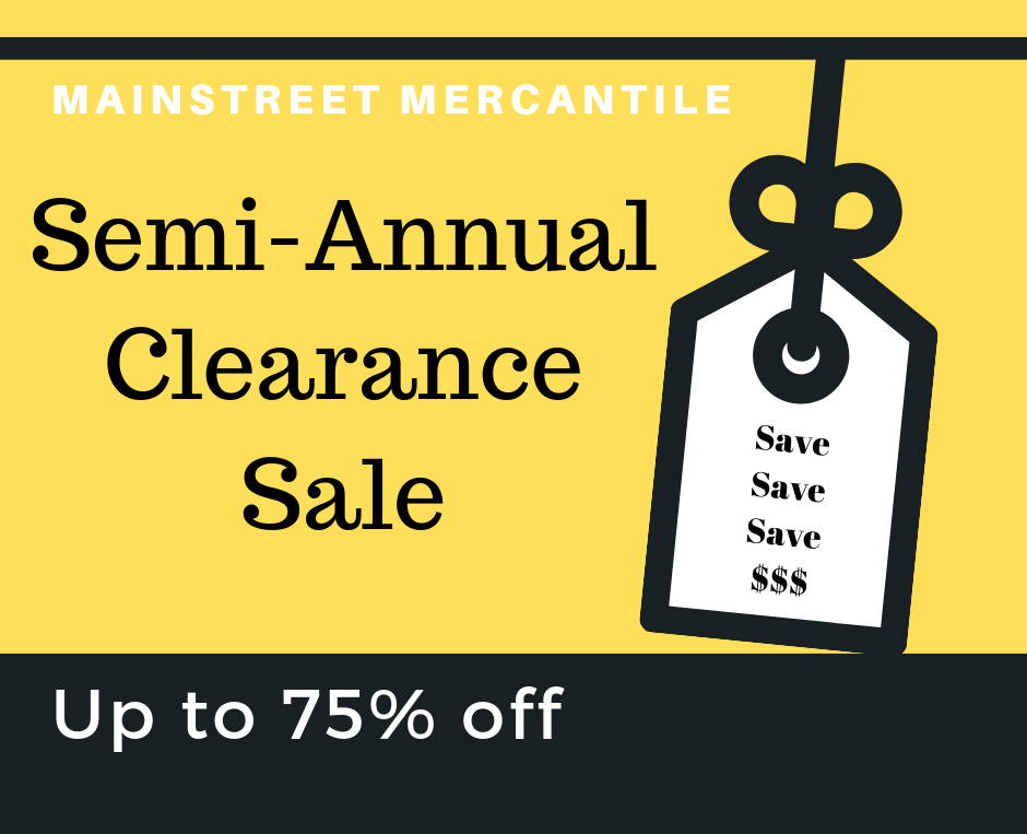 Semi Annual Clearance Sale