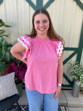 Angie Ric Rac Top Pk-M