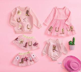 Western Sequin Sweatshirt