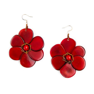 Rosalia Earrings Red