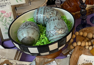 Blue Easter Eggs set