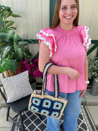 Angie Ric Rac Top Pk-M