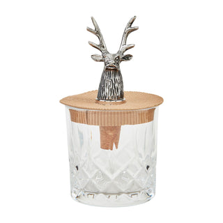 Tall antler DOF stopper – deer antler bottle stopper designed for double old fashioned whiskey glasses