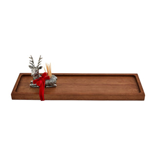 Deer Toothpick Tray Set	Deer toothpick tray set – decorative tray with ceramic deer accents and included toothpicks