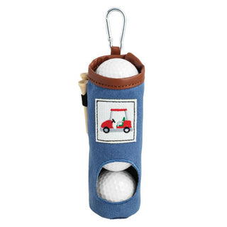 BLUE EMBROIDER GOLF KEYCHAIN