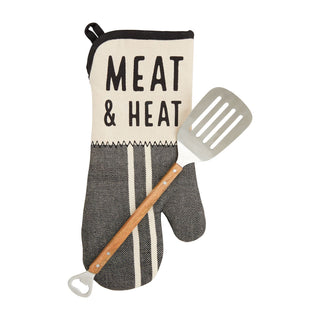 Meat mitt set – heat-resistant grill mitts with rugged grip, perfect for BBQ lovers and pitmasters