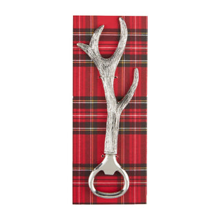 Deer antler bottle opener – functional and decorative bar tool with sculpted deer antler design