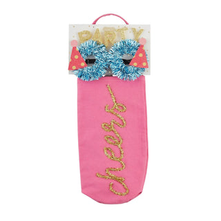 Cheers Birthday Wine Bag & Glasses Set
