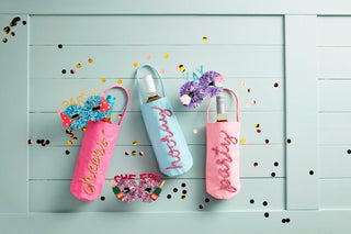 Hooray Birthday Wine Bag & Glasses Set