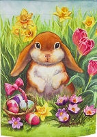 Bunny Whisker Garden Flag