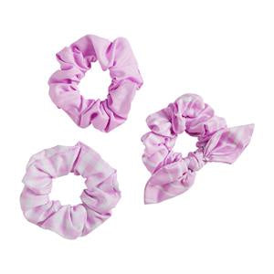 Patterned Scrunchie Set Lilac