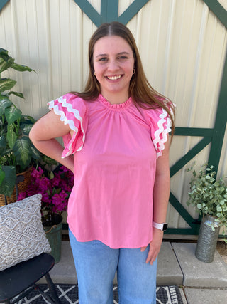 Angie Ric Rac Top Pk-M