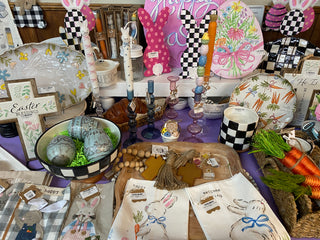 Blue Easter Eggs set