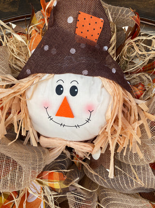 Wreath Mesh Scarecrow
