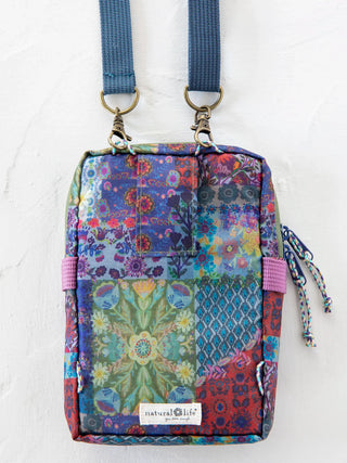 Pocket Crossbody 8 in 1 Blue Ptchwk