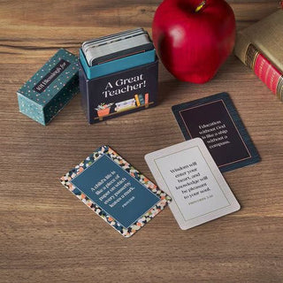 101 Blessing for A Great Teacher Box of Blessings Teal