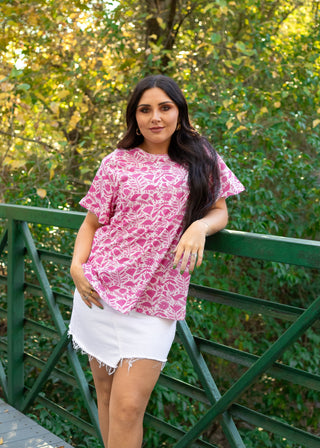 Basic Otomi Pink Tee