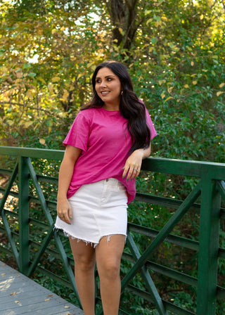 Basic Hot Pink Tee