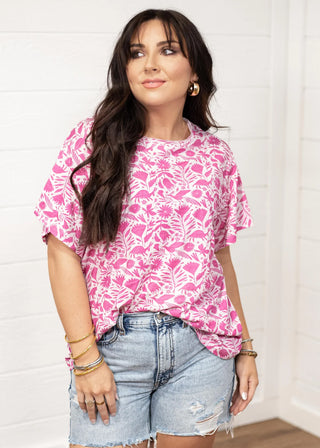 Basic Otomi Pink Tee