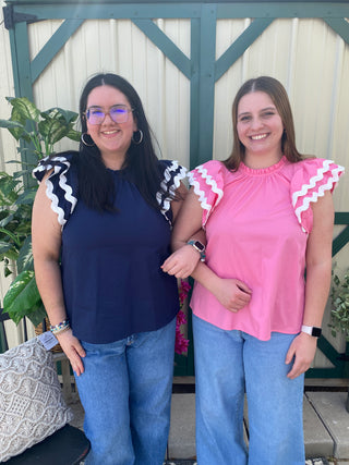 Angie Ric Rac Top Pk-M