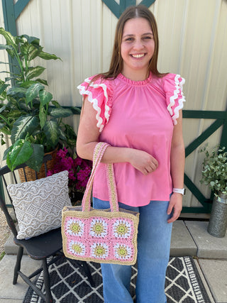 Angie Ric Rac Top Pk-M