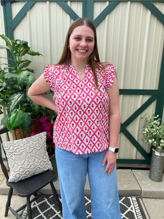 Beatrix Flutter Top Pk-M