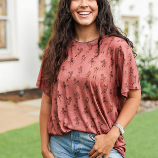 Vintage Cowgirl Basic Tee