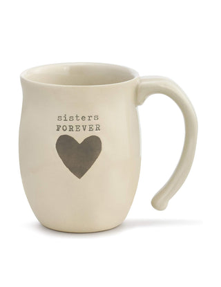Sisters Forever Heart Mug