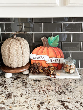 Banner Pumpkin, Hello Fall