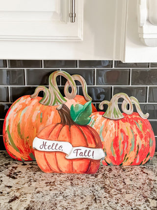 Banner Pumpkin, Hello Fall