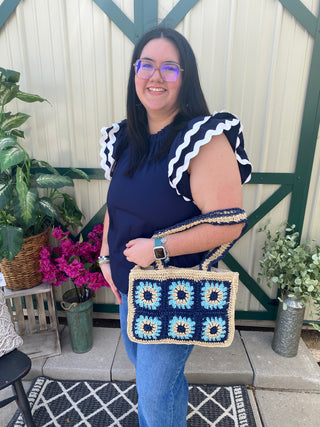 Angie Ric Rac Top Nv-S