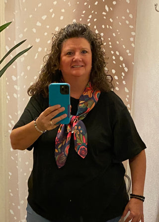 Basic Black Tee	Basic black tee – everyday women’s black short sleeve top with clean silhouette