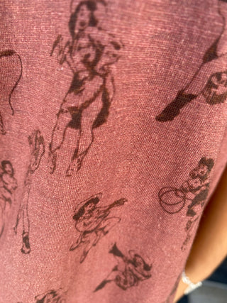 Vintage Cowgirl Basic Tee