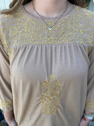 Bubbly Gold Top