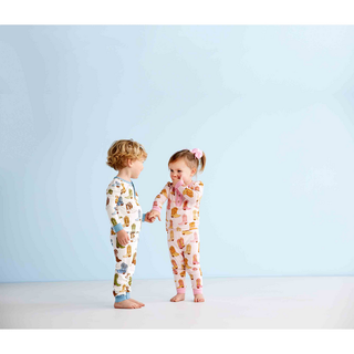 Pink Cowgirl Boot Pjs 2 T