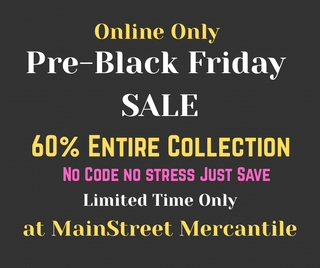 Online Only Pre Black Friday Sale 60% off our Sale Collection