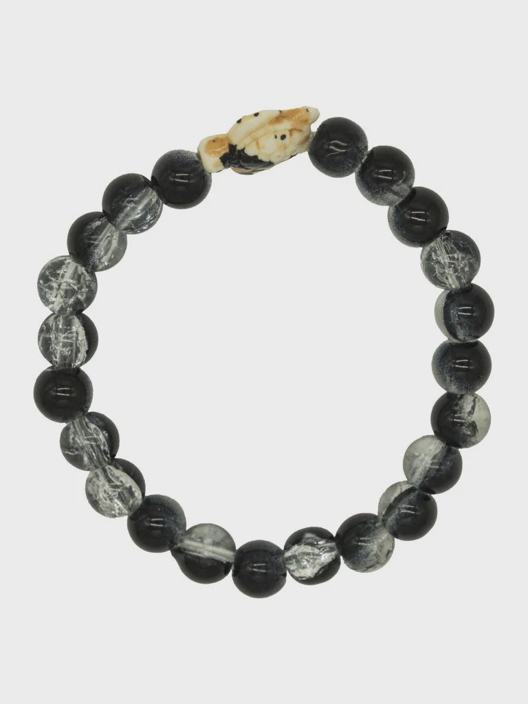 Shimmer Turtle Tracker Bracelet BLk – MainStreet Mercantile