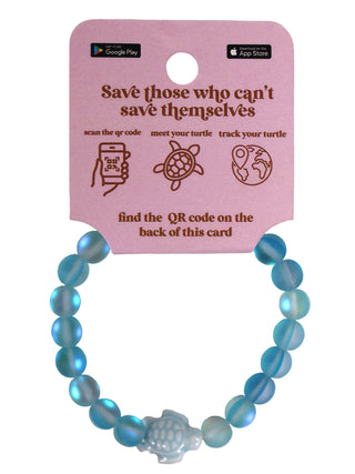Shimmer Turtle Tracker Bracelet Sea