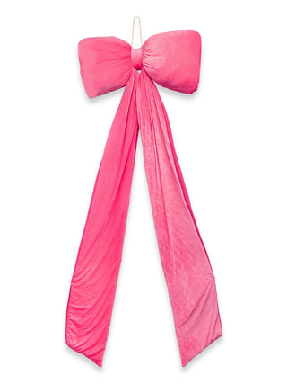 Giant Pink Holiday Bow Décor