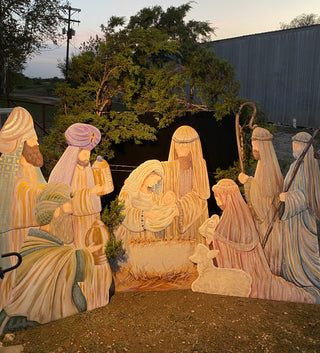 Holy Family Nativity Yard Set