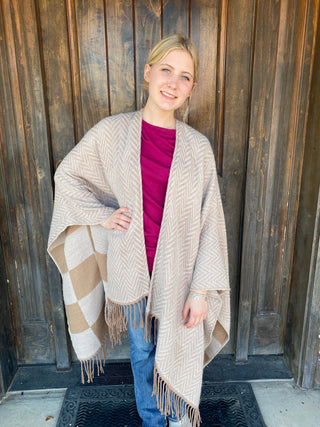 Yvette Reversible Poncho