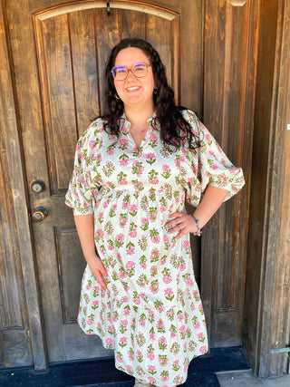 Sage Waylon Midi Dress Medium