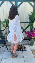 Load image into Gallery viewer, White Meredith Eyelet Dress L