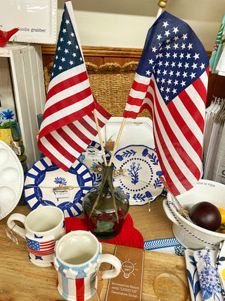 Blue Vine Salad Plate