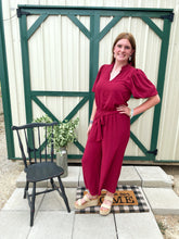 Load image into Gallery viewer, Berry Annalise Jumpsuit Lg