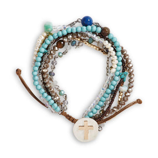 Your Journey Prayer Bracelet Turquoise