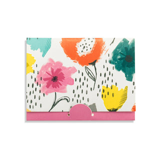 Congratulations Floral Card & Gold Necklace-16in