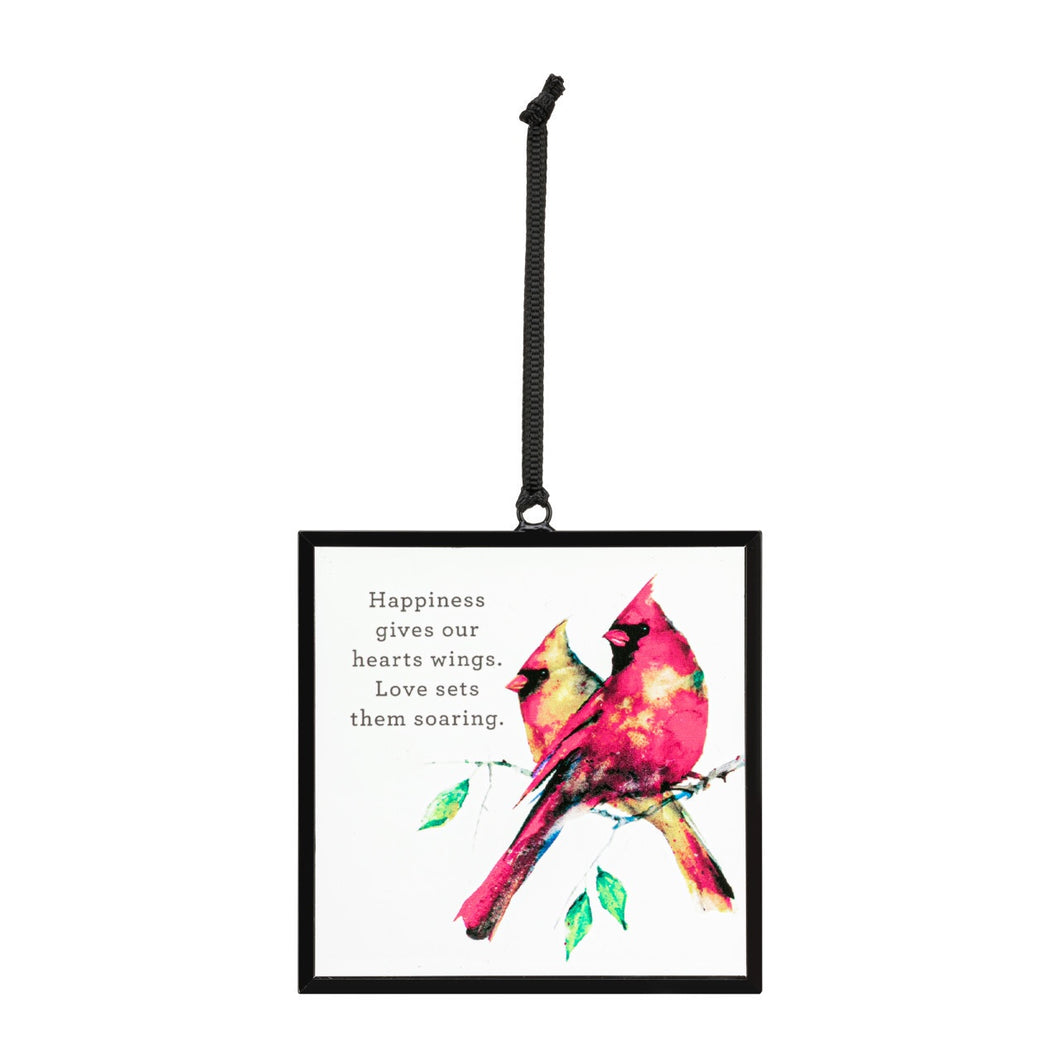 Cardinal Pair Suncatcher