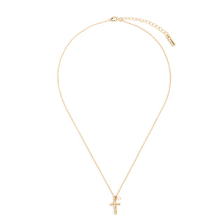 Dainty Cross Necklace Gold