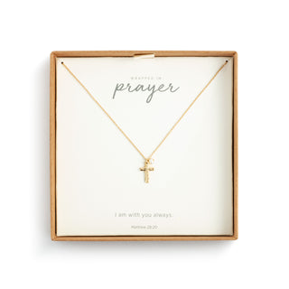 Dainty Cross Necklace Gold